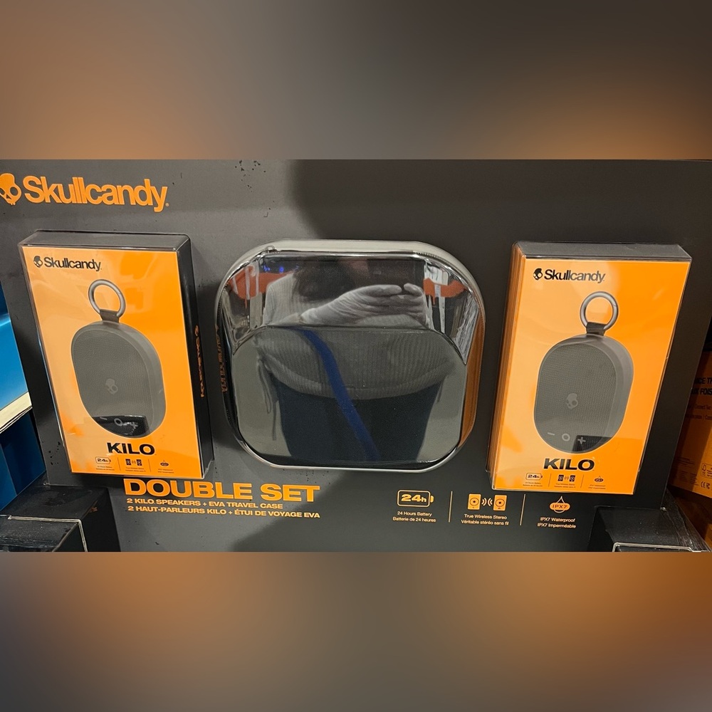 Skullcandy Kilo Double Portable Bluetooth Speakers - Black